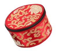 SHOWERORO 1pieza Funda De Canto De Cuenco Bordado De Nubes De Suerte Estuche Duradero Para y Almacenamiento De Cuencos De Canto Para Viajes y Actividades Al Aire