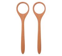 SHOWERORO 2 batidores daneses para masa madre | Batidor de madera de 30 cm | Amasadora | Herramienta manual tradicional para masa madre de pizza, pastel y pasteles