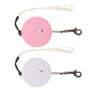 SHOWERORO 2 Correas Retráctiles para Perros Pequeños y Medianos Cuerda de Nailon de 3 Metros con Muñequera Color y Rosa Portátil y Ajustable Adecuado para Paseos al Aire Libre y