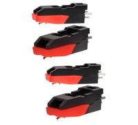 SHOWERORO 2 Juegos De Agujas De Repuesto Para Tocadiscos De Plástico (no Se Necesitan Herramientas) 2 Unidades