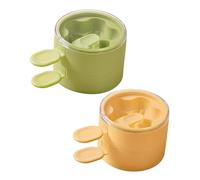 SHOWERORO 2 Juegos Moldes de Silicona para Helados Caseros Moldes Dobles Flexibles para Cakesicles y Paletas DIY para Decoración de Pasteles y Postres Saludables