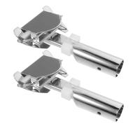 SHOWERORO 2 Piezas Abrazadera de Mandril de Varilla de Trapeador de Hierro Resistente Clip Conector para Mango de Poste de Trapeador Accesorio de Repuesto para Limpieza Doméstica y