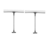 SHOWERORO 2 piezas Gancho de Acero Inoxidable para Levantar Arqueta y Tapas Gancho T Resistente para Manipulación de Alcantarillas y Puertas Enrollables de Multifuncional