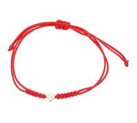 SHOWERORO 2 Piezas Pulseras Rojas Trenzadas de Cuerda Ajustables con Charm Corazón de Aleación para Madre Hija Hermana Estilo Duradero y Simbólico de Protección y Buena Suerte