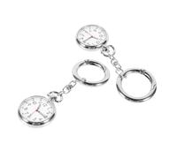 SHOWERORO 2 Piezas Reloj Colgante para Enfermera con Llavero Diseño de Gran Esfera para Examen y Temporizador Accesorios Prácticos para Auxiliar de Enfermería y Regalo Útil