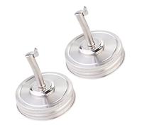 SHOWERORO 2 Piezas Tapas De Aceite para Tarros Mason Compatibles Vertedor Tapas para Cocina para Conservar Alimentos Vertedor De Boca Ancha Accesorios para Tarros De Boca