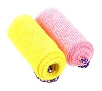 SHOWERORO 2 piezas Toalla Exfoliante Africana de Ducha para Frotar Espalda Suave y Duradera Genera Rica Jabón para Limpiar Cuello Piernas y Hombros Previene Acumulación de Aceite