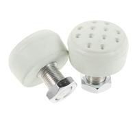 SHOWERORO 2 Piezas Topes de Freno Ajustables con Tornillos de 15,2mm | Accesorios para Patines de Dos , Frenos sin Marcas para Principiantes, Uso en Asfalto y Pista