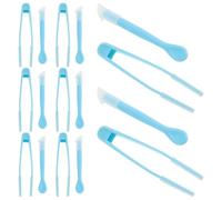 SHOWERORO 20 Aplicadores para Lentes de Contacto Punta Suave y Ventosa, Herramienta Portátil para Quitar y Colocar Lentes Blandas y Duras, Estuche Transparente Compacto para