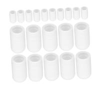 SHOWERORO 20piezas Tapa Silicona Para Baquetas De Batería Consejos De Práctica Silenciosos Protección Para Cabezas De Baquetas Accesorios De Instrumentos Musicales