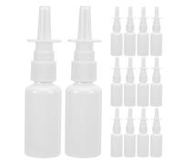 SHOWERORO 24 atomizadores nasales vacíos - Pulverizador recargable de 1 oz para limpieza nasal, perfume en aerosol salino - Botellas de plástico con bomba para viajes, hogar y oficina