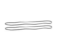 SHOWERORO 2piezas Cinturón Negro Para Tocadiscos De Vinilo Correas De Repuesto Con Buena Elasticidad Correas De Goma Para Fonógrafo Accesorios Para Tocadiscos