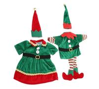 SHOWERORO 2piezas Funda Navideña para Botella De Vino Decoración Elegante para Cumpleaños y Fiestas