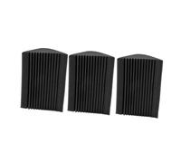 SHOWERORO 3 Piezas De Paneles Acústicos Absorbentes De Sonido De Espuma Ignífuga Para Esquinas 12x12x24 Cm Diseño Engranaje, Reducción De Eco Para Estudio, Cine y Sala Profesional