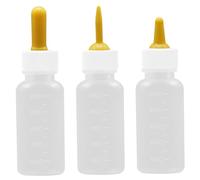 SHOWERORO 3 Piezas Unidades Botellas Alimentación Mascotas Biberón Silicona para Cachorros Gatitos Pequeños Control Porciones Preventivo Sobrealimentación