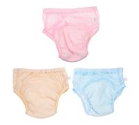 SHOWERORO 3piezas Ropa Interior De Pantalones De Entrenamiento Impermeables Para Niñas Lavables De Algodón Para Recién Nacidos Para Uso Diario Casa