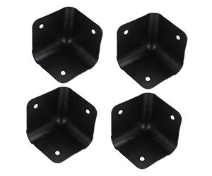 SHOWERORO 4 Piezas Ángulo De Envoltura Del Altavoz Protector Esquinas Muebles Protector Parachoques Protector De Esquina De Gabinete De Hierro Altavoces Planchar Almohadillas De Esquina