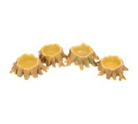 SHOWERORO 4 Piezas Cuencos Pequeños de Agua para Reptiles Plato de Agua para Escorpiones para Arañas y Otros Invertebrados para Terrarios y Hábitats de Reptiles