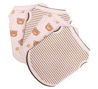 SHOWERORO 4 Piezas de Artículos Funerarios para Mascotas Conmemorativos para Perros y Gatos, Ropa de Papel Realista en Diseño Clásico a Rayas y Estampado Abeja Osito, Suministros