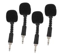 SHOWERORO 4 Piezas Mini Micrófono Micrófono De Transmisión En Micrófono De Reducción De Ruido Micrófono del Teléfono Celular Micrófono para Teléfono Micrófono para Computadora Portátil