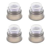 SHOWERORO 4 puntas de microagujas - Accesorio de repuesto para máquina de microagujas - Aplicador de crema para ojos de metal de 150 um para el hogar