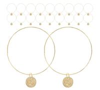 SHOWERORO 40 pulseras de cadena de mano para danza del vientre con 40 vueltas. Pulsera de danza con temática egipcia. Accesorios para disfraces de para festivales y fiestas.