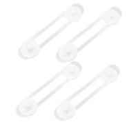 SHOWERORO 4piezas Cerraduras De Seguridad Para Niño Niña Diseño Antipinchazos Material Resistente y Duradero Instalación Rápida Protección Para Armarios