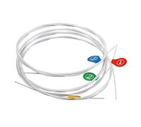 SHOWERORO 4piezas Cuerdas De Ukulele De Nylon a e c De Sonido Brillante y Duradero Para Accesorios De Ukulele Color Blanco