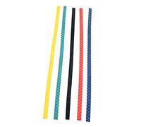 SHOWERORO 5piezas Tubos Termocontraíbles Aislantes Para Funda Antideslizante y Resistente Al Agua Para De Pescar Raquetas De Tenis