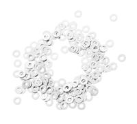 SHOWERORO 600 Piezas de Arandelas Planas Metálicas para Reparación de Gafas sin Montura, Accesorio Fácil de Usar y Versátil para Mantenimiento de Monturas de Metal