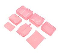 SHOWERORO 7 Piezas Organizadores Maleta Resistentes para Viaje Bolsas Ligeras con Gran Capacidad Diseño Práctico y Duradero para Ropa Cosméticos y Zapatos para Mujeres y Viajeros Frecuentes