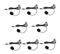 SHOWERORO 8piezas Micrófono Lavalier Clip para Teléfono Multifuncional Resistente para Grabación y Videoconferencias