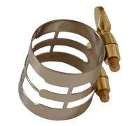 SHOWERORO Abrazadera De Boquilla Para Saxofón y Clip Metálico Accesorios Para Músicos Compatible Instrumentos De Viento Ligadura Para El Rendimiento