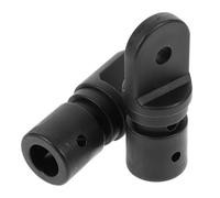 SHOWERORO Accesorios Toldo Bimini Paquete de 2 Piezas Negro de Nylon Plástico Tapa del Extremo del Ojo Ligera y Ahorra Espacio para Barco para Embarcaciones Marinas Pesca