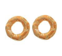 SHOWERORO Almohadillas Para Cuencos Budistas De Algodón 8 Cm 2 Piezas, Cojines Para Cuencos Cantores, Tapetes Decorativos Multicolor Para Meditación y Rituales Budistas
