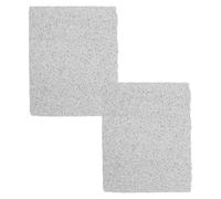 SHOWERORO Almohadillas Rascadoras para Patas de Animales Pequeños 2 Piezas Tabla de Piedra Volcánica para Limar Uñas de Conejos Erizos y Chinchillas Juguete Masticable Natural para