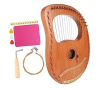 SHOWERORO Arpa de Madera con Cuerpo de Lira 16 Cuerdas Instrumento Musical Relajante para Principiantes E Intermedios