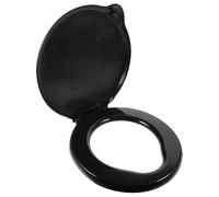 SHOWERORO Asiento De Inodoro Portátil Con Tapa Para Camping y Emergencias Asiento De Cubo Flexible y Fácil De Instalar Para Actividades Al Aire y Viajes