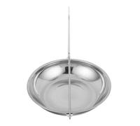 SHOWERORO Bandeja Colgante de Acero Inoxidable con Cadena para Báscula Colgante Accesorio Compatible con Básculas de Resorte y Dial Plato de Pesaje Industrial para Cargas Pesadas y Uso