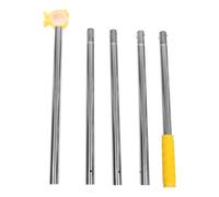 SHOWERORO Barra de tiro para ventana corrediza: herramienta telescópica ajustable de 1,88 m para abrir ventanas, con forma de cabeza de patito, para ayudar a alcanzar el tragaluz de la cocina del