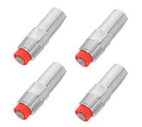 SHOWERORO Bebedero Automático para Lechones de Acero Inoxidable, 4 Unidades con Boquilla de Agua para Cerdos, Sistema de Riego Automático para Granjas, Dispensador para Suministro Hídrico