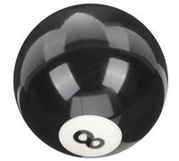 SHOWERORO Bola de Billar de Mesa número 8, Bola White de Repuesto de Resina con Forma Redonda Ideal para competencias y práctica de Billar Estilo Americano