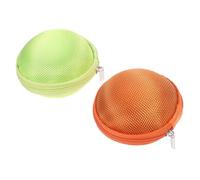 SHOWERORO Bolsa Organizadora de Aceites Esenciales Portátil para 7 Botellas Pequeñas 1-2 Ml Material Eva y Oxford, Estuche Redondo Protector y Compacto para Viaje