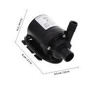 SHOWERORO Bomba de Refuerzo Solar Doméstica Dc24V Sumergible para Agua Fría hasta 60°C Bomba de Agua Silenciosa de Plástico Duradero para Acuarios y Sistemas Hidropónicos