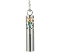 SHOWERORO Botella de Perfume para Collar de Acero Inoxidable 316l Colgante Aromático Difusor de Aroma Diy, Delicado y Hermoso Adecuado para Uso Diario
