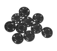 SHOWERORO Botones de Imán No se Caen Fácilmente 10 Piezas para Ropa Negros Broches Magnéticos Excelente Magnetismo y Material de Hierro para Abrigo