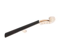 SHOWERORO Cabeza de Mástil de Violín 4/4 de Madera de Arce con Diapasón de Accesorio para Violín Placa de Dedo para Instrumento Musical