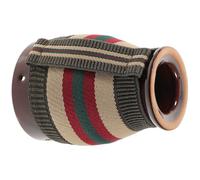 SHOWERORO Caja de Moxa Portátil de Cerámica Funda de Tela para Moxibustión Soporte para Quemador de Varillas de Moxa Adecuado para Masajes y Terapia de Calor en Abdomen Cintura y Hombros