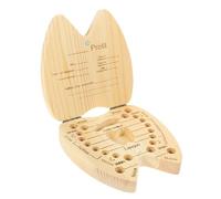 SHOWERORO Caja de Plástico para Dientes de Leche para Niños Almacenamiento Seguro y Diseño Compacto para Guardar Recuerdos Obsequios
