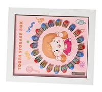 SHOWERORO Caja Dientes De Leche Transparente Protector Dientes Soporte Recuerdos Foto